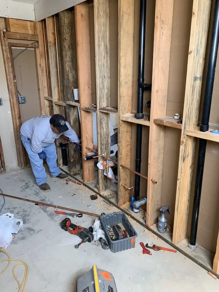 Commercial rough-in plumbing for Water Heater Replacement in Cedar Hills